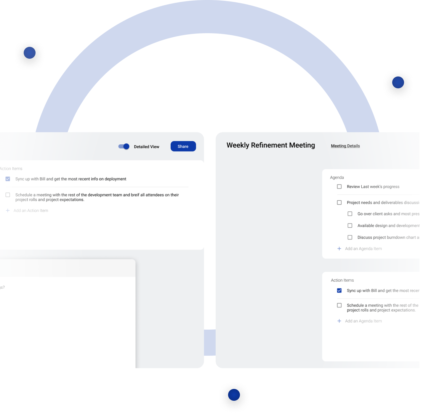 Knowtworthy sharable meeting documents